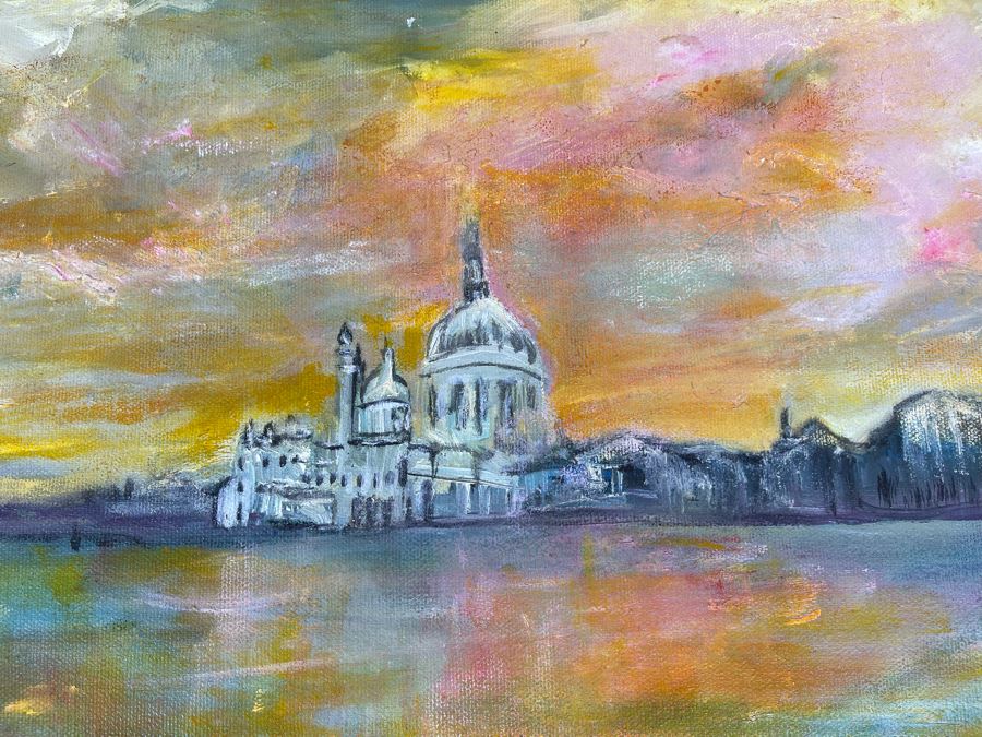 Original Joan Lohrey Oil Painting On Canvas 18 X 14 [Photo 4]