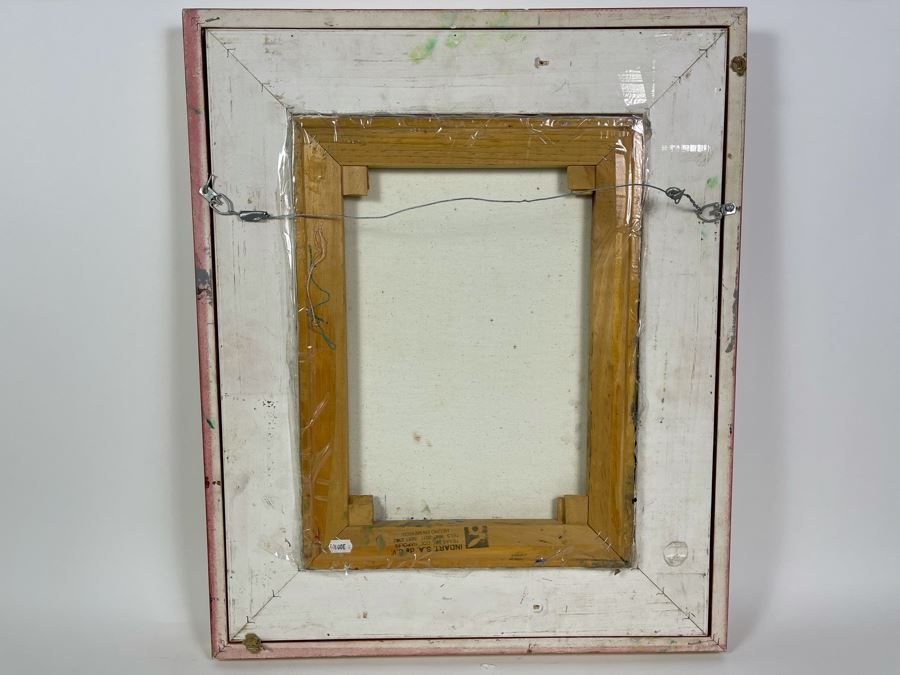 Original Joan Lohrey Framed Abstract Oil Painting On Canvas 12 X 16 [Photo 12]