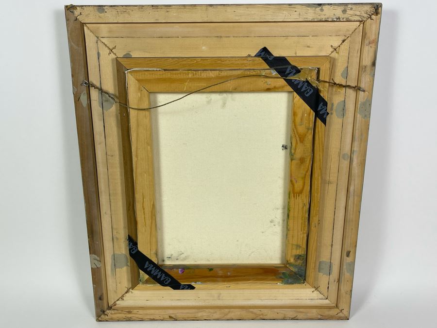 Original Joan Lohrey Abstract Expressionist Framed Plein Air Painting On Canvas 11 X 14 [Photo 10]