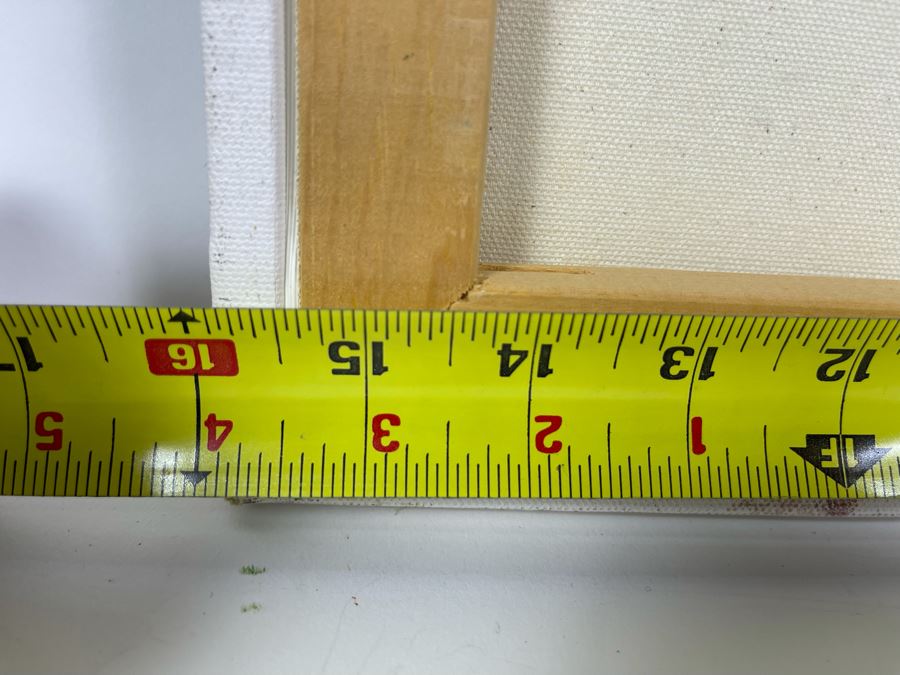 Original Unsigned Joan Lohrey Abstract Expressionist Plein Air Painting On Canvas 16 X 20 [Photo 9]