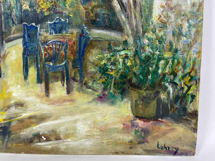 Original Joan Lohrey Abstract Expressionist Painting On Canvas 16 X 20 [Photo 5]