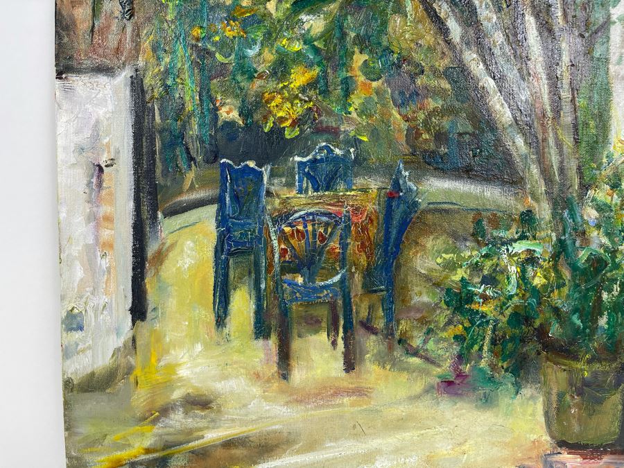 Original Joan Lohrey Abstract Expressionist Painting On Canvas 16 X 20 [Photo 4]