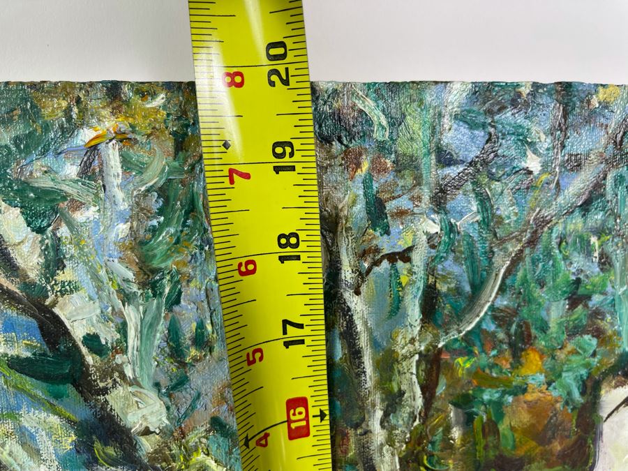 Original Joan Lohrey Abstract Expressionist Painting On Canvas 16 X 20 [Photo 8]