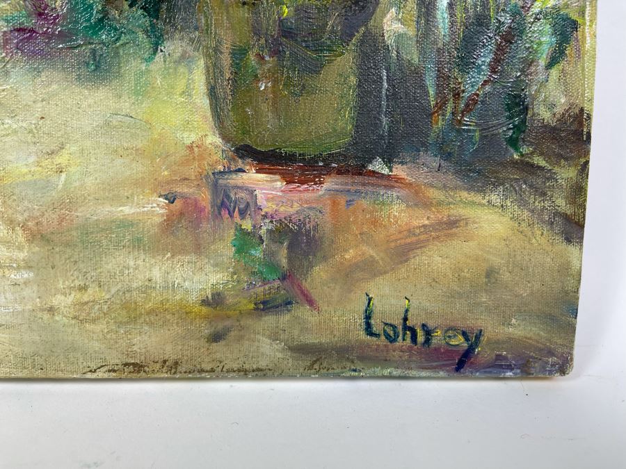 Original Joan Lohrey Abstract Expressionist Painting On Canvas 16 X 20 [Photo 6]