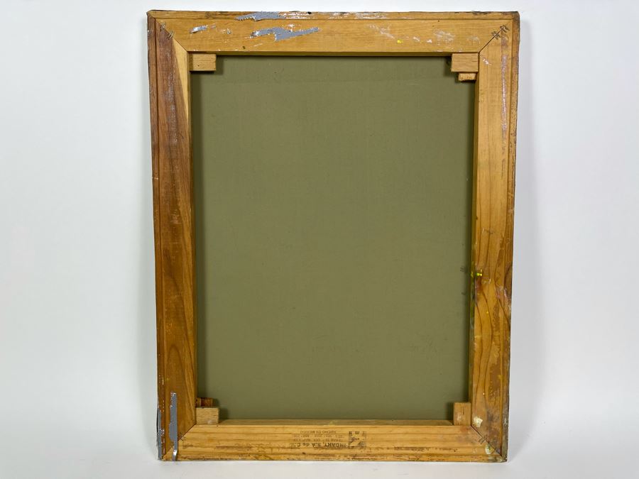 Original Joan Lohrey Abstract Expressionist Painting On Canvas 16 X 20 [Photo 9]