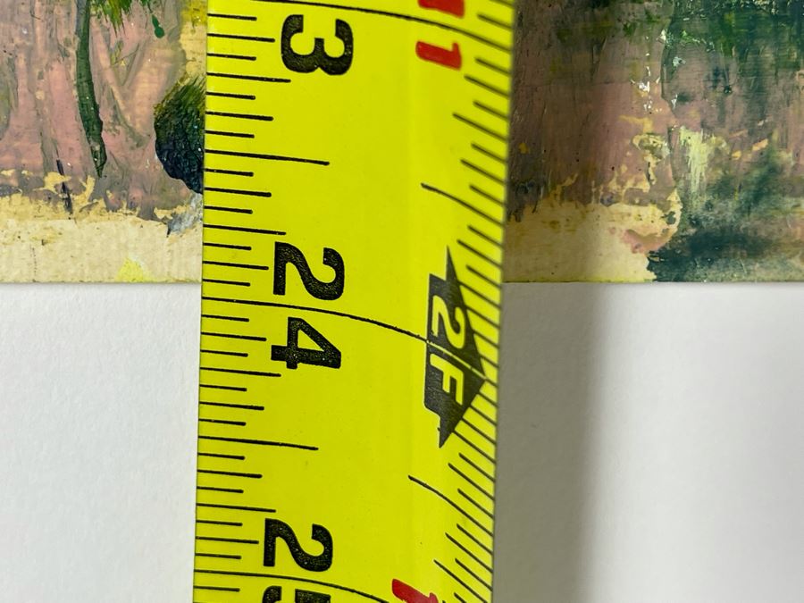 Original Joan Lohrey Abstract Expressionist Framed Plein Air Painting On Paper Signed JL 18 X 24 [Photo 12]