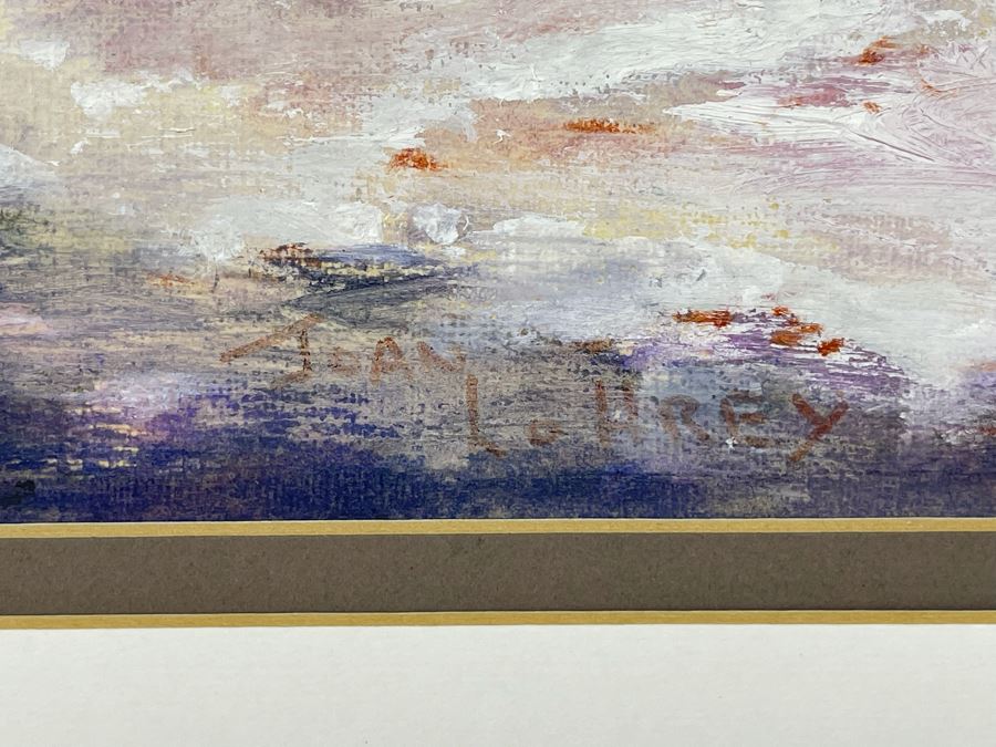 Original Joan Lohrey Abstract Expressionist Plein Air Painting On Paper 17 X 11.5 [Photo 9]