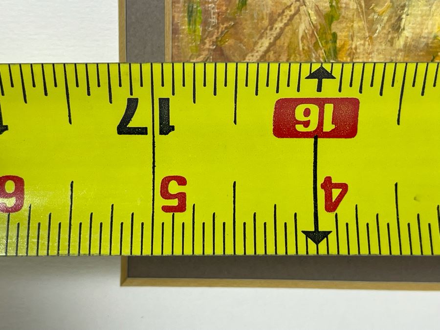 Original Joan Lohrey Abstract Expressionist Plein Air Painting On Paper 17 X 11.5 [Photo 10]