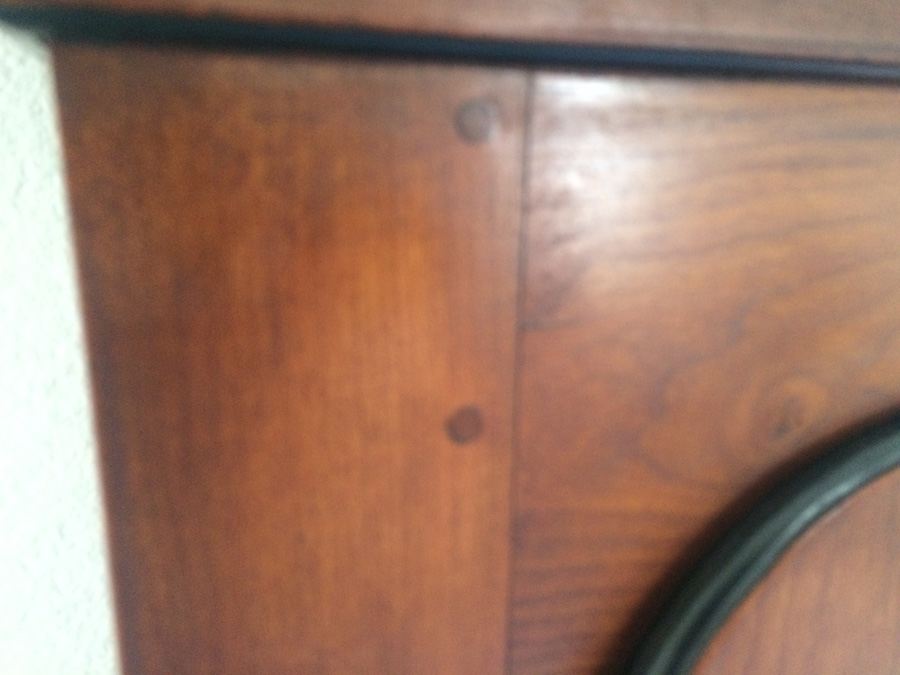 American Tall Case Cherry Wood Grandfather Clock [Photo 12]