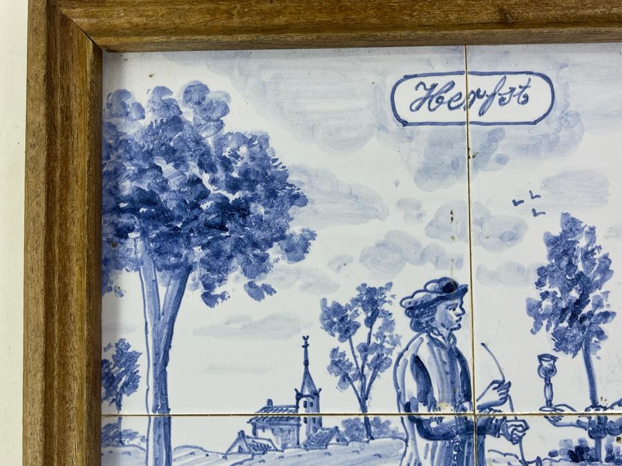 Handpainted Framed Tiles Westraven Utrecht Holland 11.5 X 11.5 [Photo 5]