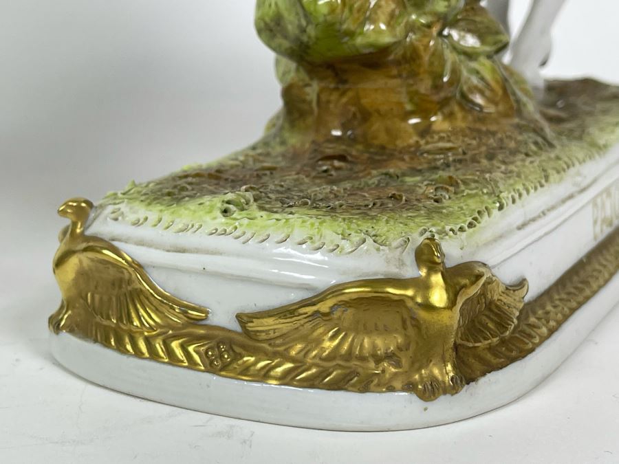 Pair Of Handpainted Porcelain Horses Figurines Titled Soult And Pajol Made In German Democratic Republic 9W X 4.5D X 12H [Photo 15]