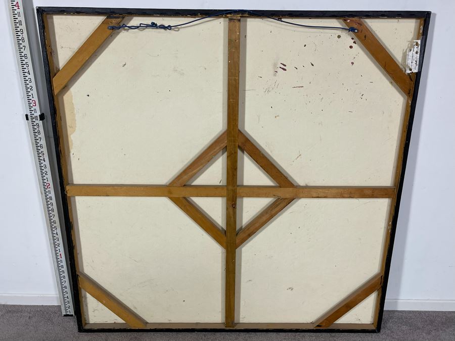 Nick Cirocco Large Original Cubist Oil Painting On Canvas Modern Abstract Cubism 4' X 4' [Photo 10]