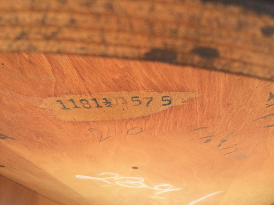 Vintage mahogany side table. Circa 1940.