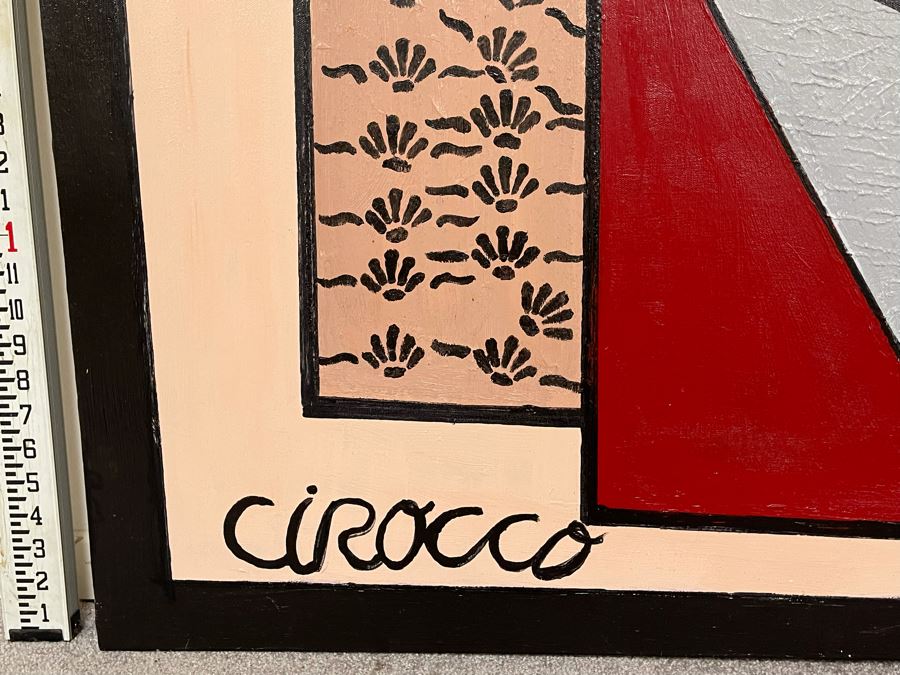 Nick Cirocco Large Original Cubist Oil Painting On Canvas Modern Abstract Cubism 5' X 4' [Photo 6]