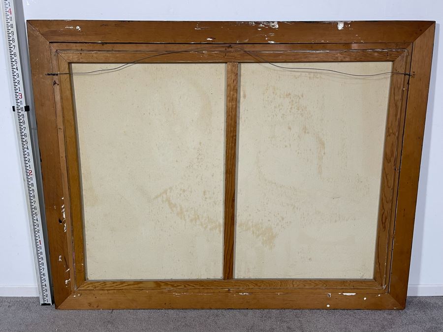 Framed Nick Cirocco Large Original Cubist Oil Mixed Media Painting On Canvas Modern Abstract Cubism 4'3' X 3'3' [Photo 13]