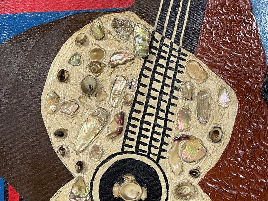 Framed Nick Cirocco Large Original Cubist Oil Mixed Media Painting On Canvas Modern Abstract Cubism 4'3' X 3'3' [Photo 7]