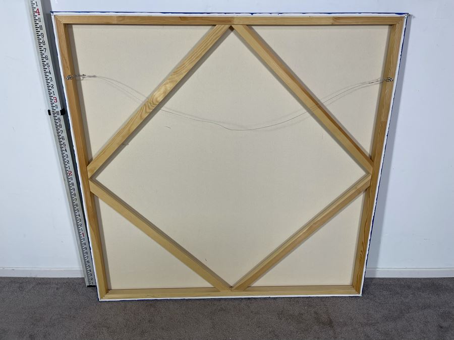 Nick Cirocco Large Original Cubist Oil Painting On Canvas Modern Abstract Cubism 4' X 4' [Photo 9]