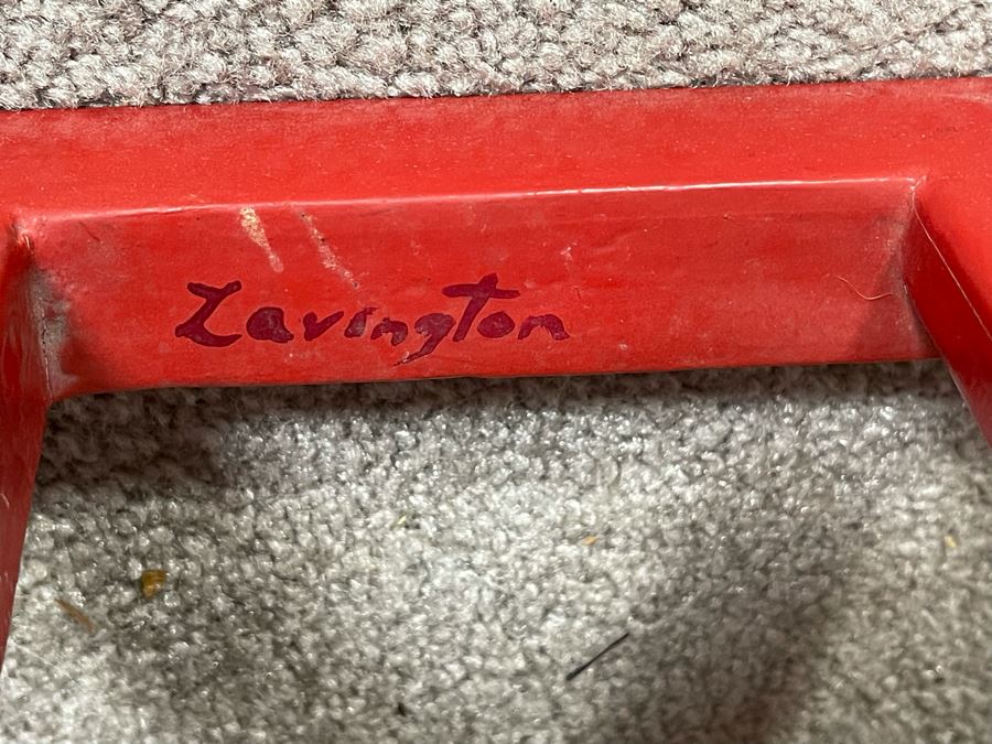 Original Hand Signed Pair Of David Lavington Sculptural Art Folding Screens Adorned With Geometric Yellow Shapes On One Side And Jigsaw Puzzle Pieces On The Other Each Signed On The Bottom 68'W X 79.5'H Retails $5,000 [Photo 7]