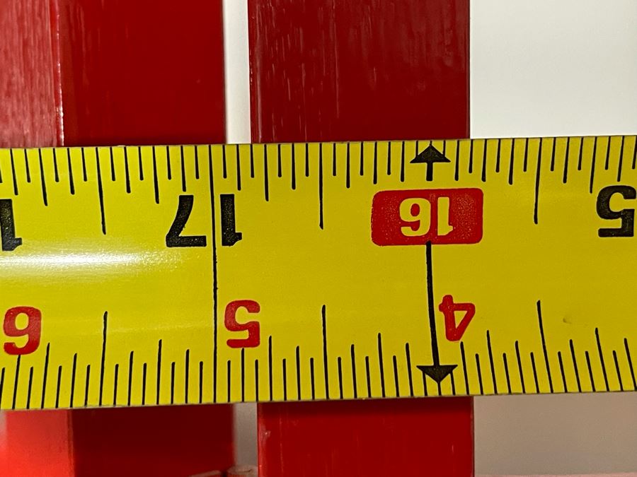 Original Hand Signed Pair Of David Lavington Sculptural Art Folding Screens Adorned With Geometric Yellow Shapes On One Side And Jigsaw Puzzle Pieces On The Other Each Signed On The Bottom 68'W X 79.5'H Retails $5,000 [Photo 13]