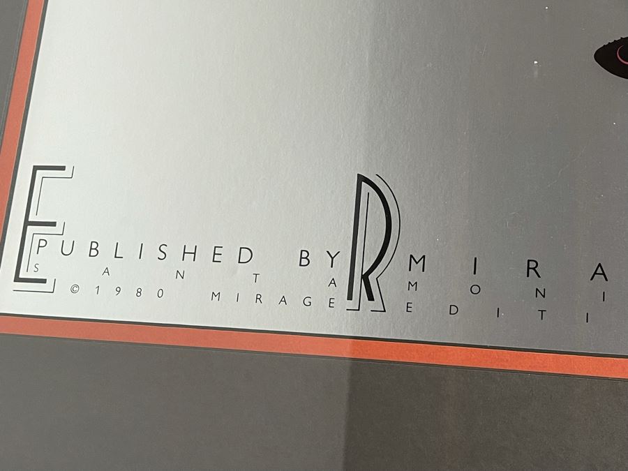 Framed Erte Print Published In 1980 By Mirage Editions Santa Monica, CA Gold & Cook 26.5 X 37 [Photo 11]