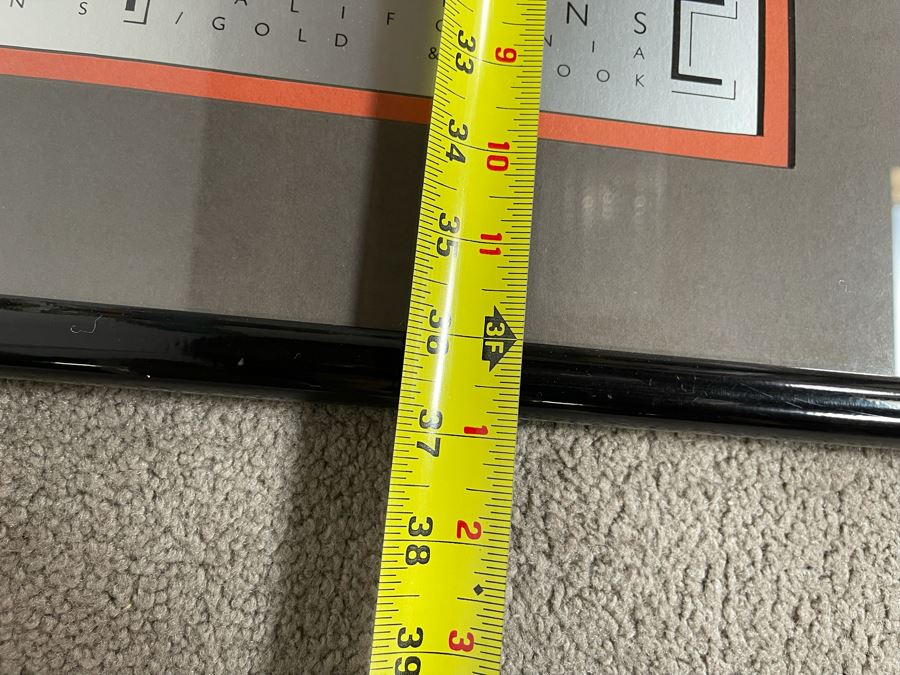 Framed Erte Print Published In 1980 By Mirage Editions Santa Monica, CA Gold & Cook 26.5 X 37 [Photo 15]