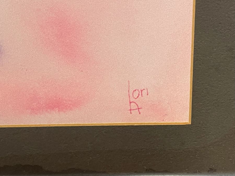 Hand Signed Limited Edition Print By Lori Adelson Titled 'Fantasy' In Chrome Frame 21 X 27 [Photo 7]