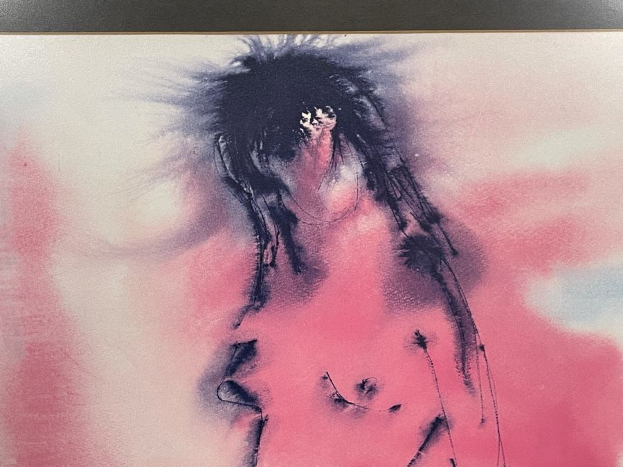 Hand Signed Limited Edition Print By Lori Adelson Titled 'Fantasy' In Chrome Frame 21 X 27 [Photo 4]