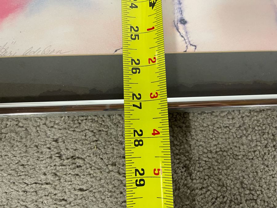 Hand Signed Limited Edition Print By Lori Adelson Titled 'Fantasy' In Chrome Frame 21 X 27 [Photo 10]