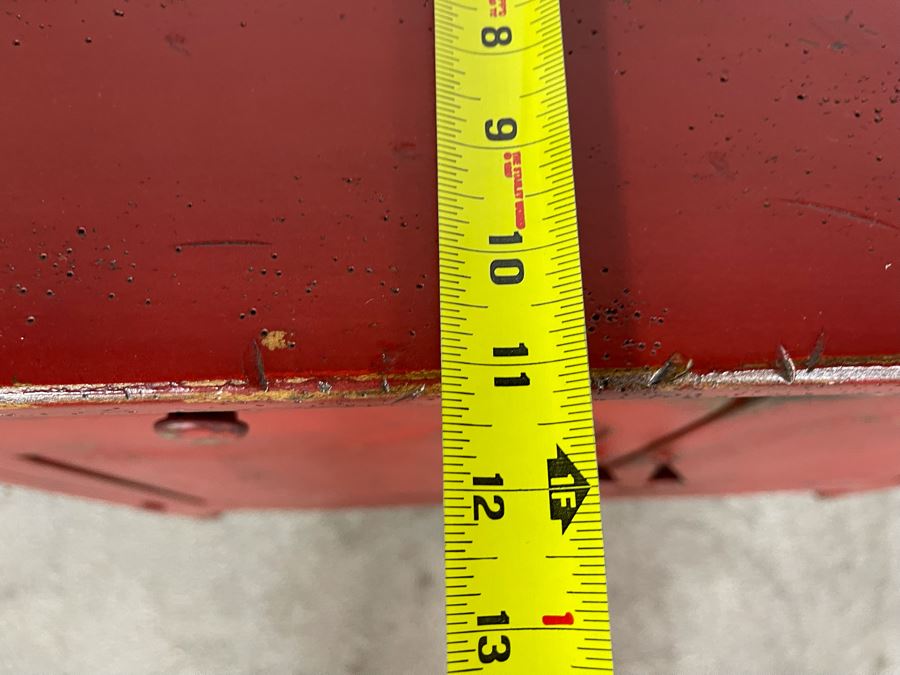 Habersham Furniture Red Wooden Accent Cabinet 40.5W X 11D X 37H [Photo 10]