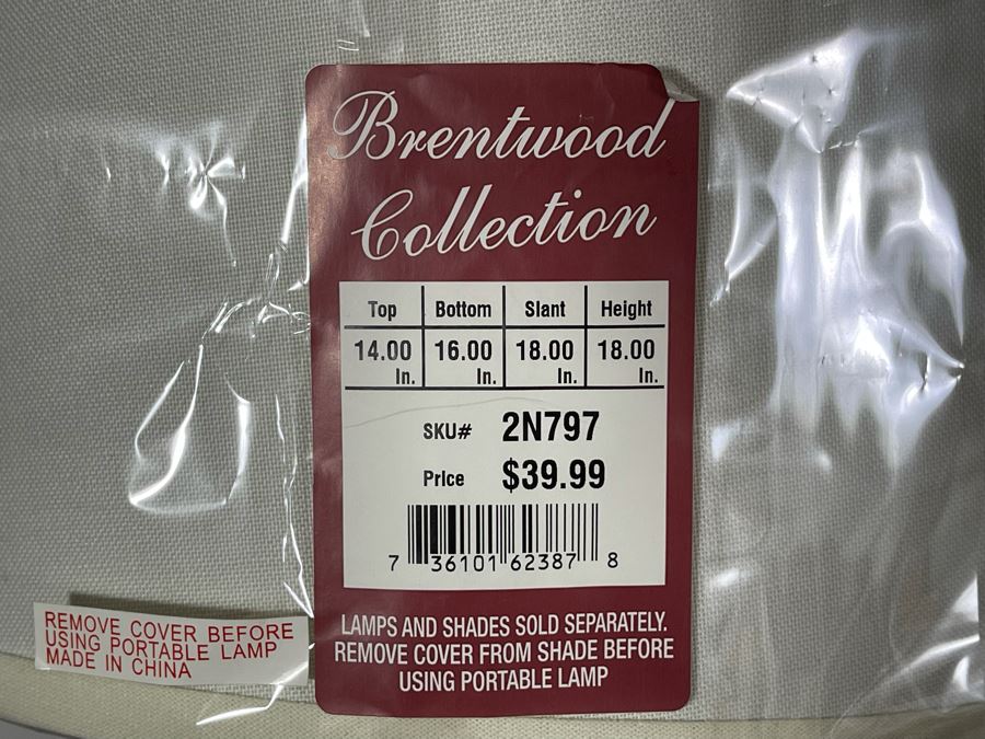 Pair Of Large Glazed Asian Style Pottery Table Lamps 39H [Photo 9]