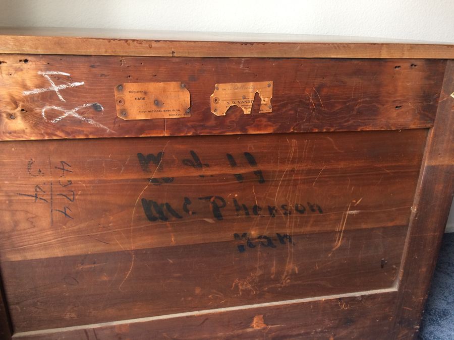 Victorian Three Drawer Dresser, Carved Pulls, Curved [Photo 22]