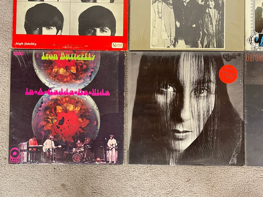 Vintage Vinyl Record Collection Featuring The Beatles, Creedence Clearwater Revival, Bob Dylan, Saturday Night Fever - 12 Records [Photo 6]