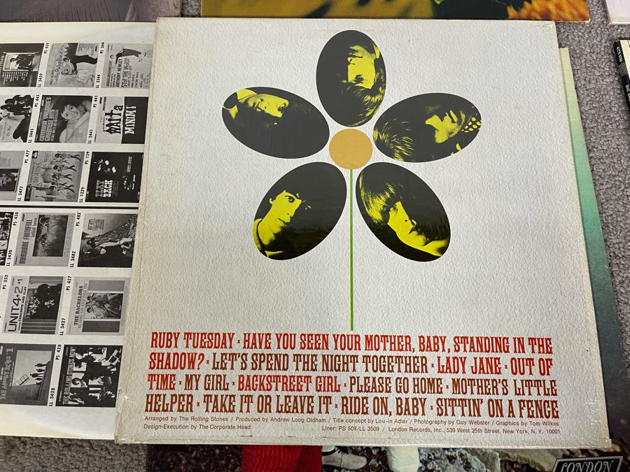 Vintage Vinyl Record Collection Featuring The Rolling Stones Flowers, The Rolling Stones Big Hits, Big Brother & The Holding Company, Simon & Garfunkel - 6 Records [Photo 13]