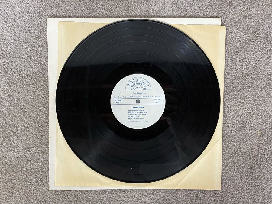 Vintage 1972 Vinyl Record: Koinonia - Latter Rain Estimate $50-$200 [Photo 4]
