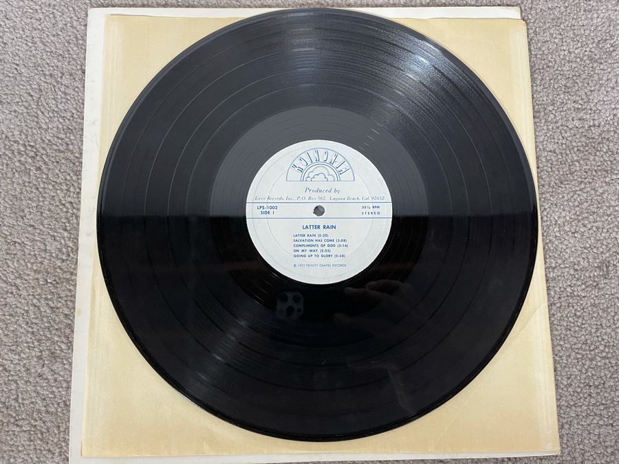 Vintage 1972 Vinyl Record: Koinonia - Latter Rain Estimate $50-$200 [Photo 3]