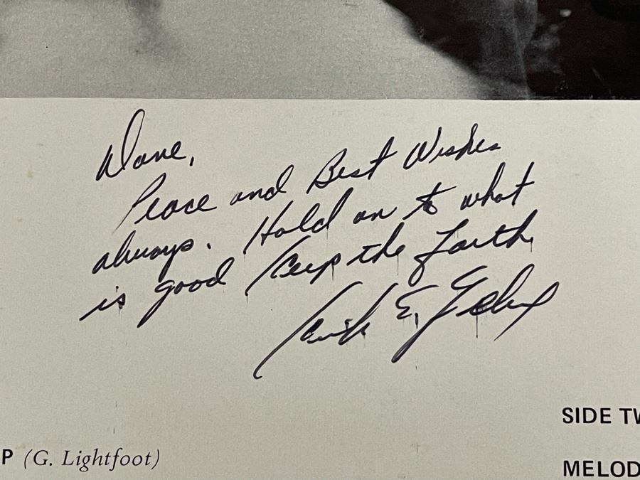 Hand Signed Kirk Felix - For My Friends Vinyl Record Coward Records Estimate $30-$60 [Photo 3]