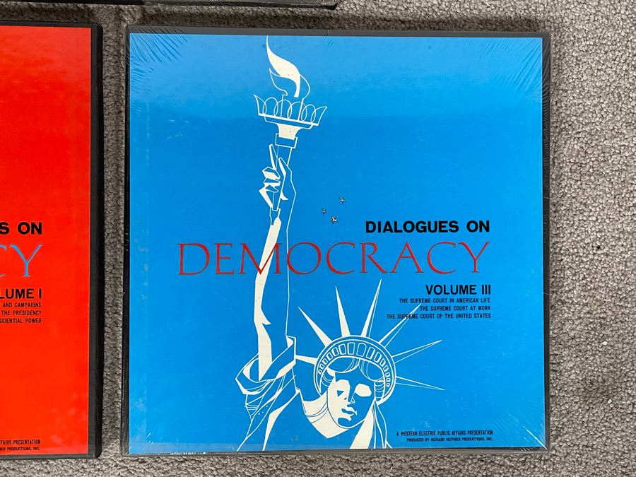 Dialogues On Democracy Vinyl Record Box Sets Volume I, Volume II Sealed And Volume III Sealed [Photo 4]