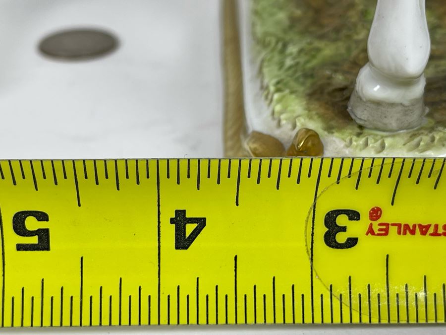 Pair Of Handpainted Saxon Porcelain French Napoleonic Soldier Figurines From Scheibe Alsbach - Thuringia Signed Horses Titled Garde Imperiale Made In German Democratic Republic (GDR) 3W X 3.5D X 11.5H [Photo 13]