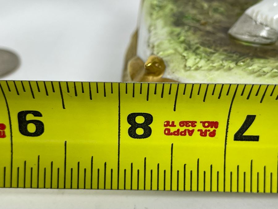 Pair Of Handpainted Saxon Porcelain French Napoleonic Soldier Figurines From Scheibe Alsbach - Thuringia Signed Horses Titled Garde Imperiale Made In German Democratic Republic (GDR) 3W X 3.5D X 11.5H [Photo 12]