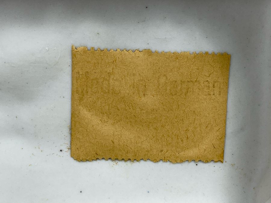 Pair Of Handpainted Saxon Porcelain French Napoleonic Soldier Figurines From Scheibe Alsbach - Thuringia Signed Horses Titled Garde Imperiale Made In German Democratic Republic (GDR) 3W X 3.5D X 11.5H [Photo 11]