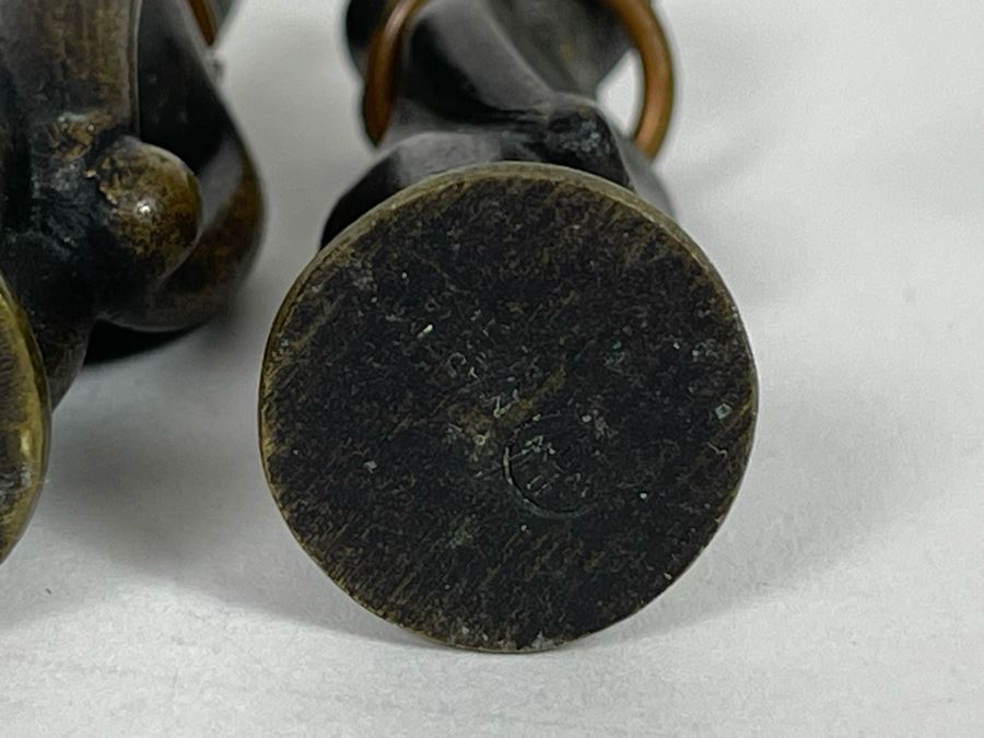 Karl Hagenauer (Austria, 1898–1956) Wein Art Deco Three Small Bronze Sculptures 2'H-3.5'H [Photo 12]