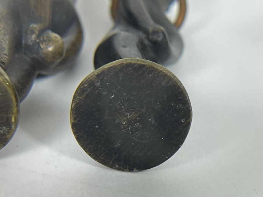 Karl Hagenauer (Austria, 1898–1956) Wein Art Deco Three Small Bronze Sculptures 2'H-3.5'H [Photo 9]