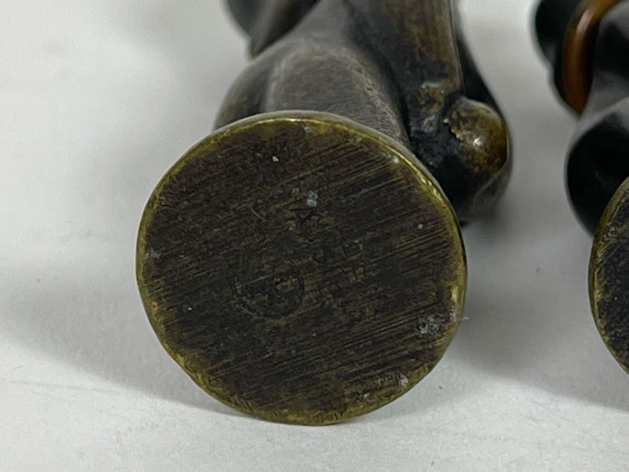 Karl Hagenauer (Austria, 1898–1956) Wein Art Deco Three Small Bronze Sculptures 2'H-3.5'H [Photo 11]