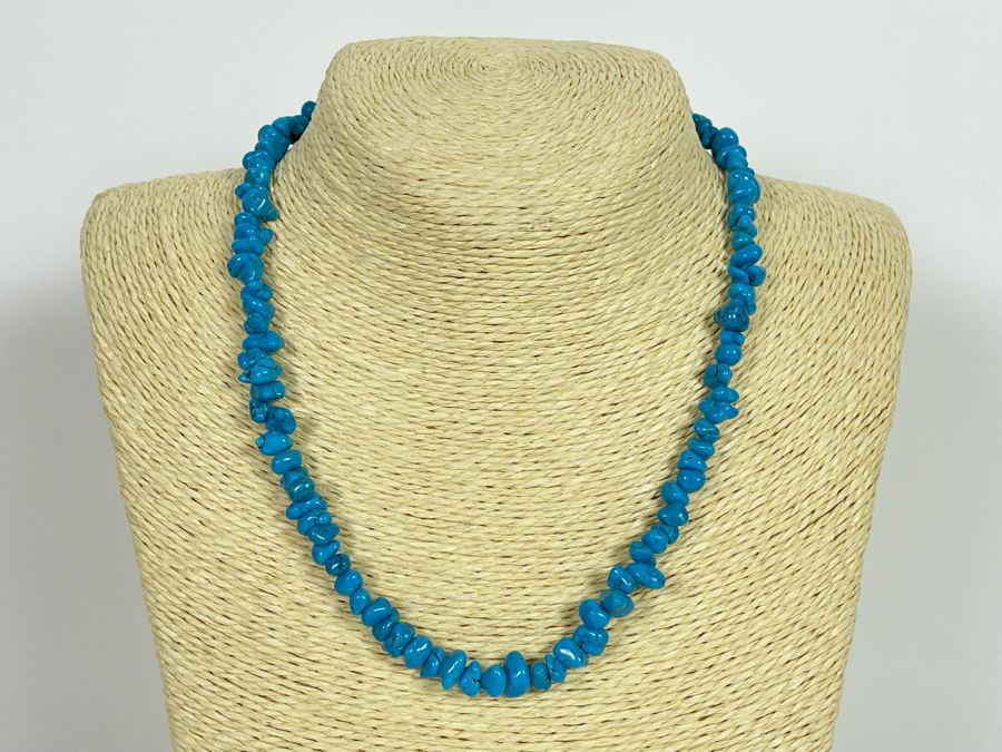 JUST ADDED - 18' Turquoise Necklace