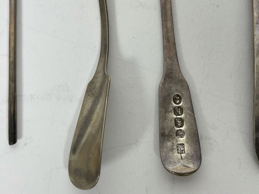JUST ADDED - Various Sterling Silver Spoons And Sterling Silver Serving Pieces 146.4g Total Weight [Photo 10]