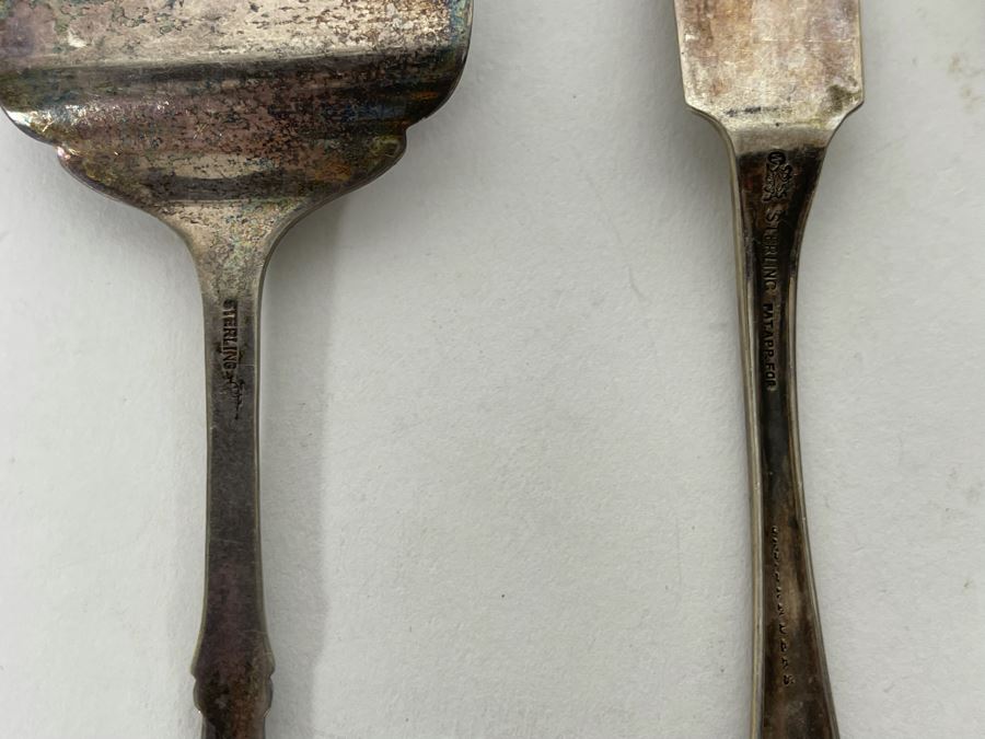 JUST ADDED - Various Sterling Silver Spoons And Sterling Silver Serving Pieces 146.4g Total Weight [Photo 7]