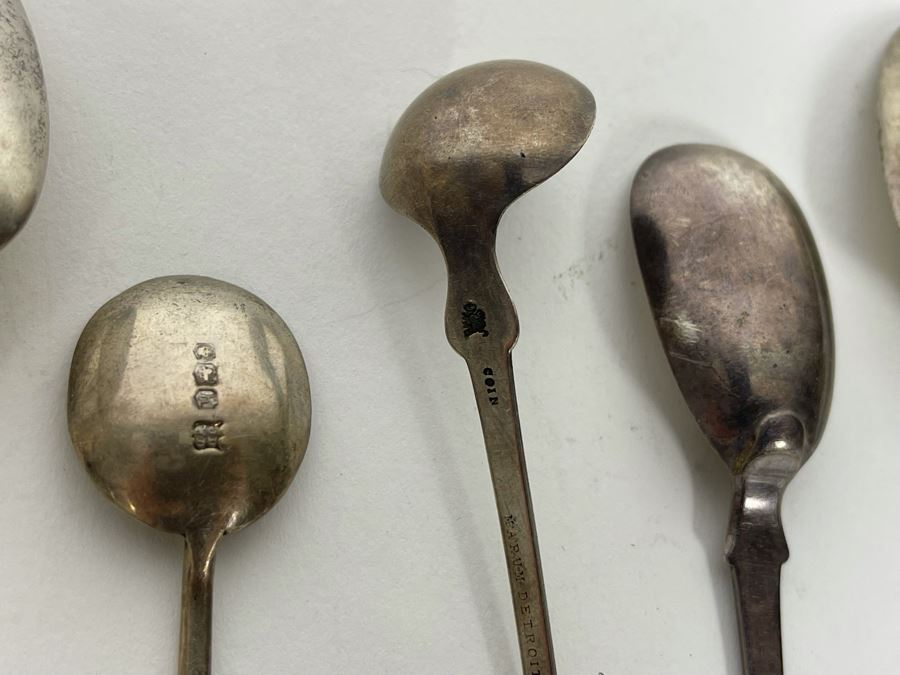 JUST ADDED - Various Sterling Silver Spoons And Sterling Silver Serving Pieces 146.4g Total Weight [Photo 11]