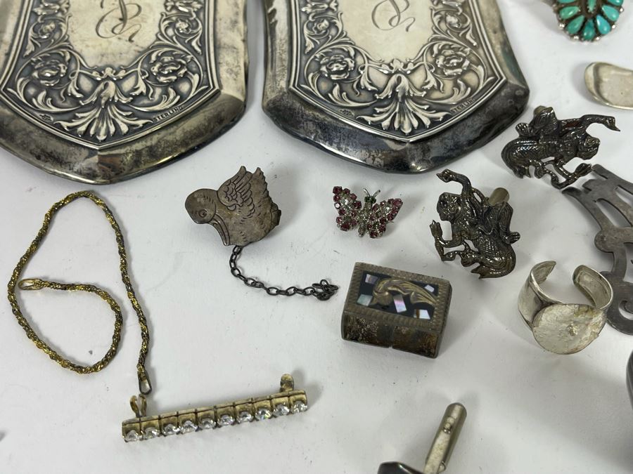 JUST ADDED - Sterling Silver Scrap Lot With Various Flatware And ...