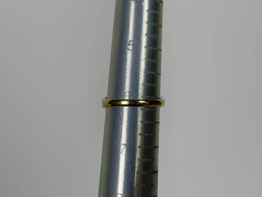 JUST ADDED - 14K Gold Cubic Zirconia Ring Size 6 2.9g [Photo 12]