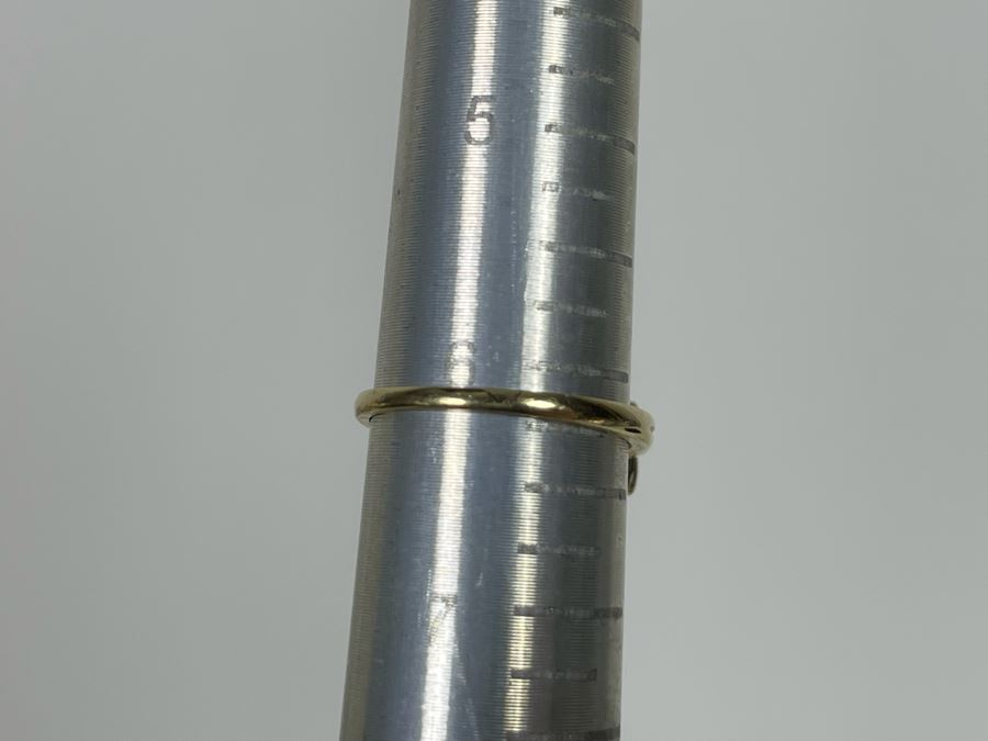 JUST ADDED - 10K Gold Cubic Zirconia Ring Size 6.25 2.1g [Photo 10]